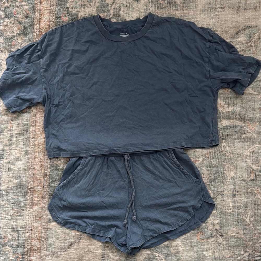 Colsie Navy Pajama Set